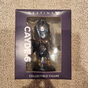 Destiny Cayde-6 Collectible Figure - Black and Blue